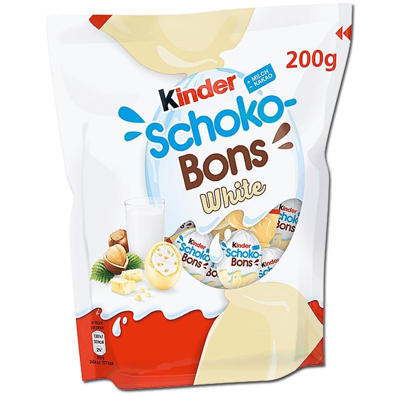 Wholesale Kinder Schoko Bon White 6 x 200g - Candy Mail UK