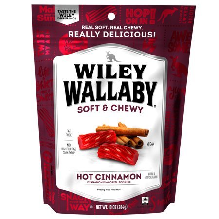 Wiley Wallaby Hot Cinnamon Licorice 200g - Candy Mail UK