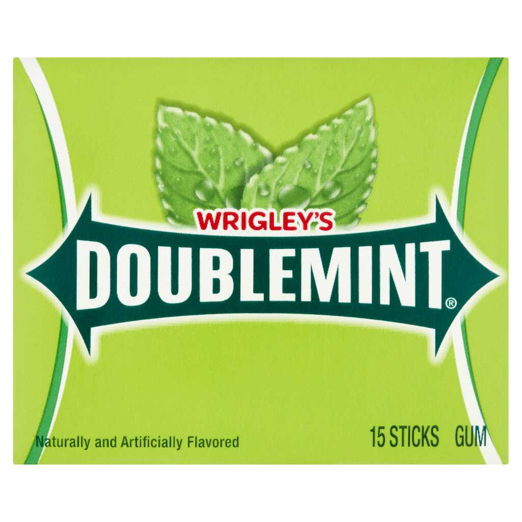 Wrigley's Double Mint Gum 15pc - Candy Mail UK