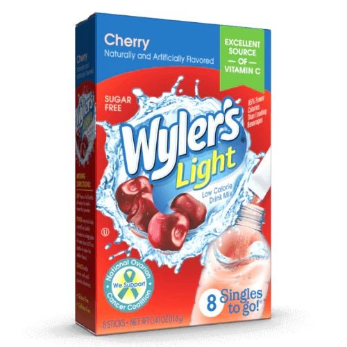 Wyler's Light Cherry Singles To Go 11.6g - Candy Mail UK