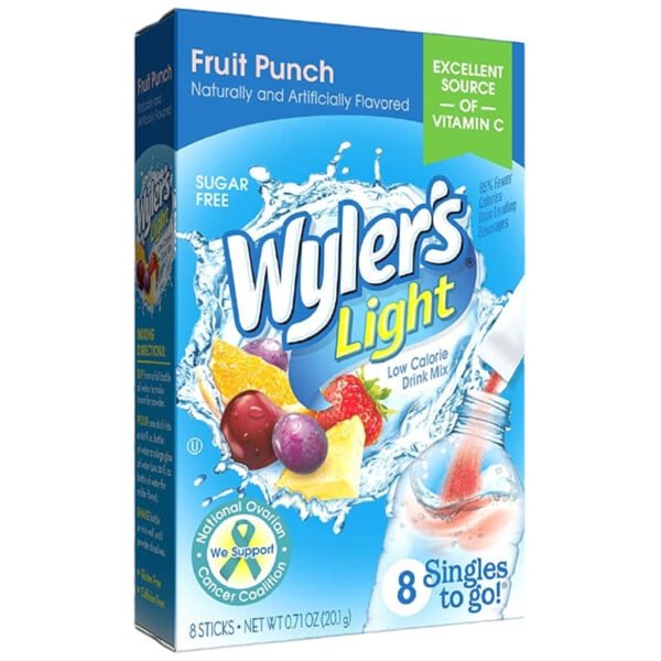 Wyler's Light Fruit Punch Singles To Go 20g - Candy Mail UK