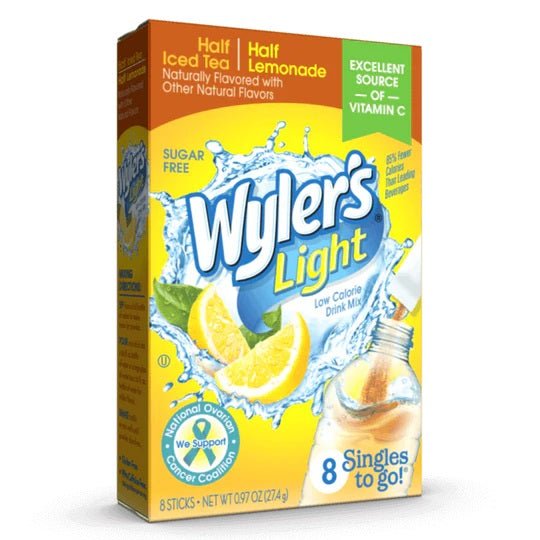 Wyler's Light Half Iced Tea - Half Lemonade Singles To Go 27.4g - Candy Mail UK