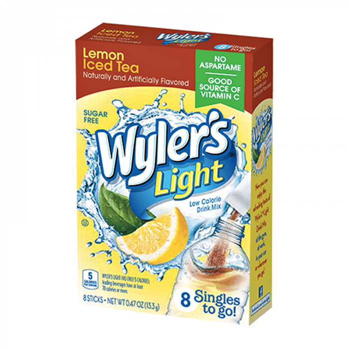 Wyler's Light Lemon Iced Tea Singles To Go 13.3g - Candy Mail UK