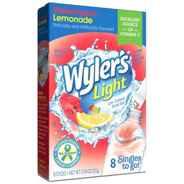 Wyler's Light Watermelon Lemonade Singles To Go 21g - Candy Mail UK