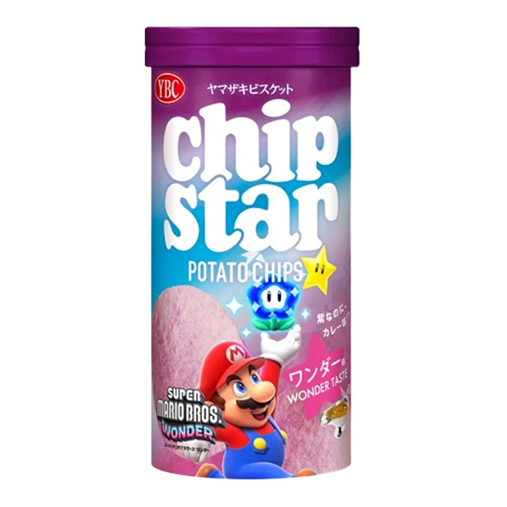 YBC Chip Star Potato Chips Super Mario Wonder Taste (Curry) 45g - Candy Mail UK