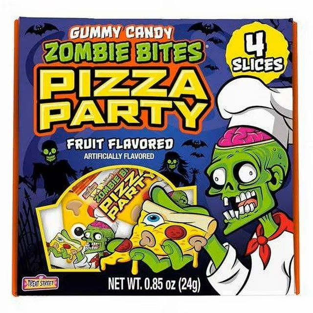 Zombie Bites Pizza Party Gummy Candy 24g - Candy Mail UK