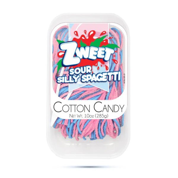 Zweet Sour Silly Spaghetti cotton Candy 285g - Candy Mail UK