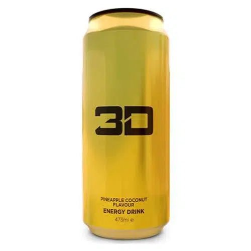 3D Energy Pineapple Coconut 473ml - Candy Mail UK