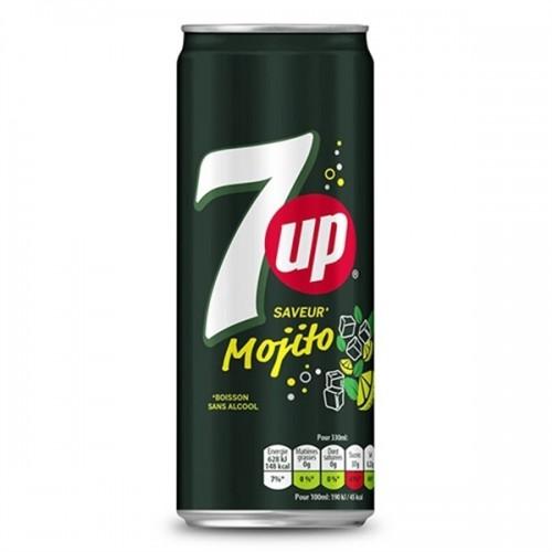 7-Up Mojito Non-Alcoholic Soda (France) 330ml - Candy Mail UK