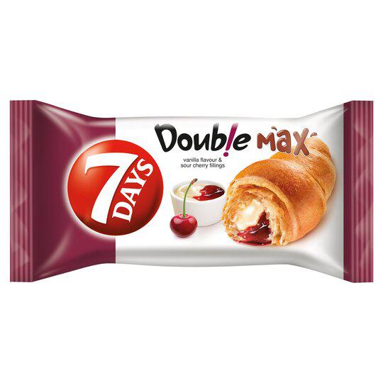 7Days Mini Croissant Double Vanilla and Sour Cherry Max 80g - Candy Mail UK