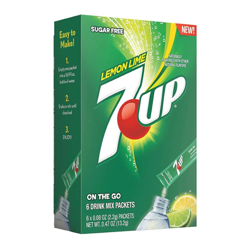 7UP Singles To Go 6 Pack 13.2g - Candy Mail UK