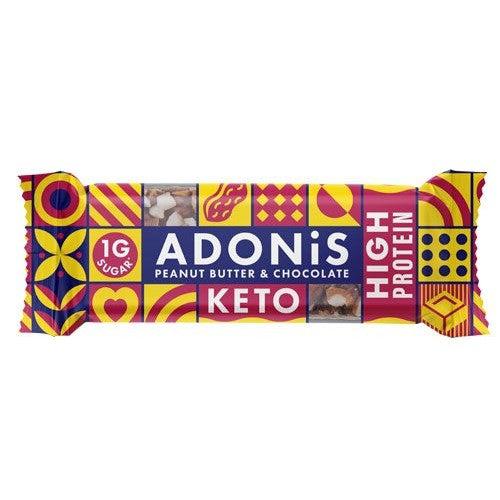 Adonis Protein Keto Bar Peanut Butter and Cocoa 45g - Candy Mail UK