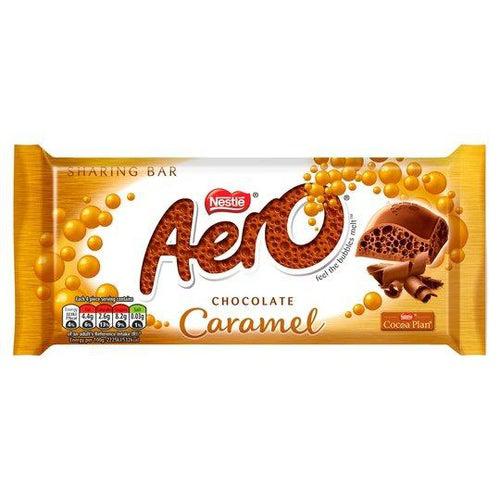 Aero Chocolate Caramel Share Bar 90g - Candy Mail UK