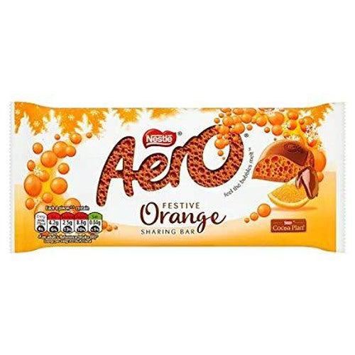 Aero Festive Orange Sharing Bar 90g - Candy Mail UK