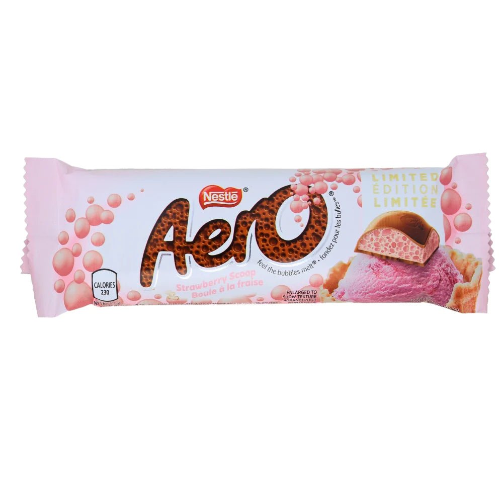 Aero Strawberry Scoop 42g - Candy Mail UK