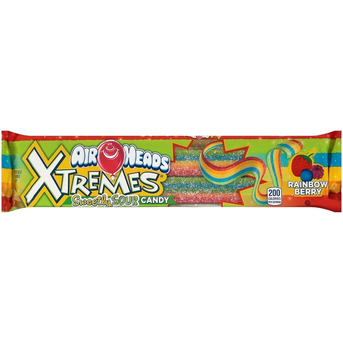 Airheads Xtreme Belts Rainbow Berry 85g - Candy Mail UK
