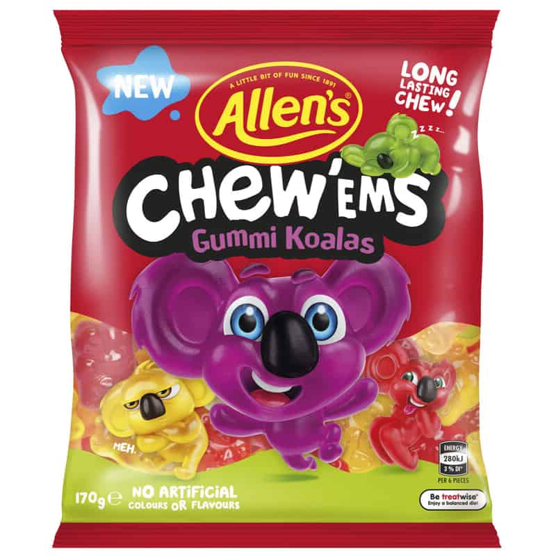 Allen's Chew'Ems Gummi Koalas 170g - Candy Mail UK