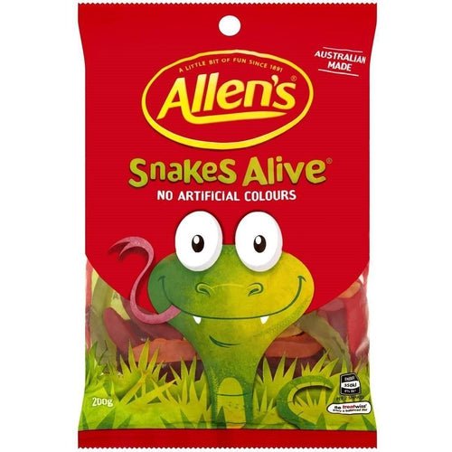 Allens Snakes Alive 200g - Candy Mail UK