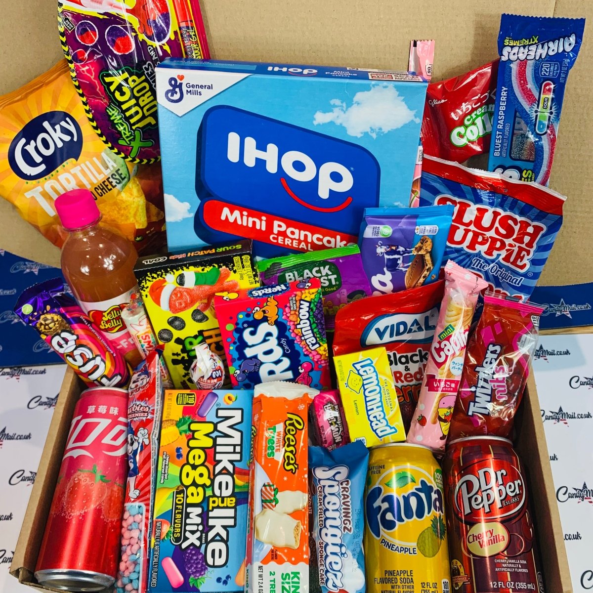 American and World Mega Candy Box - Candy Mail UK