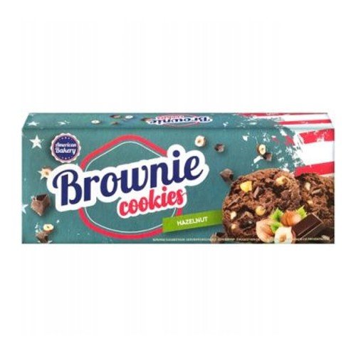 American Bakery Brownie Hazelnut Cookies 106g - Candy Mail UK