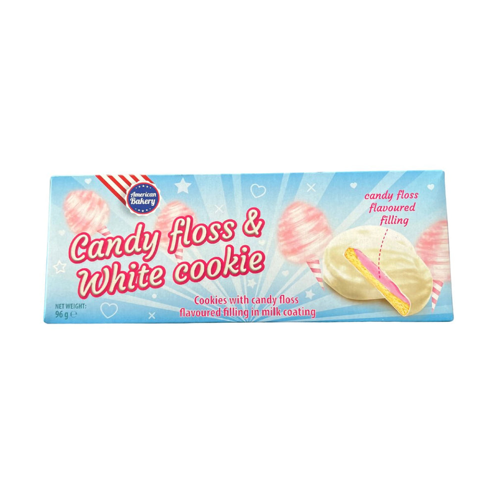 American Bakery Candy Floss and Cookies 96g - Candy Mail UK