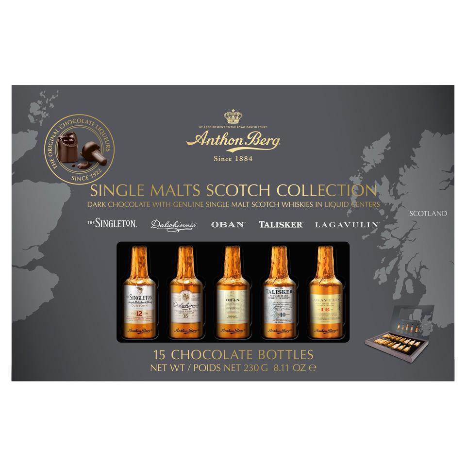 Anthon Berg Single Malts Scotch Whisky Collection 230g - Candy Mail UK