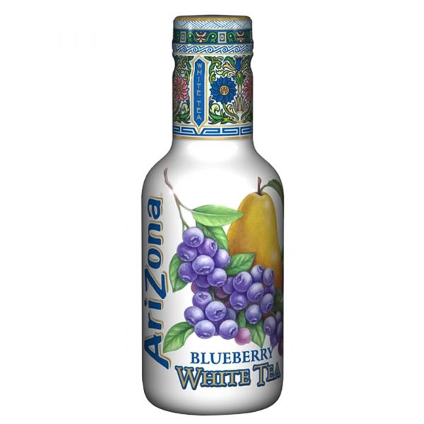 Arizona Blueberry White Tea Bottle 500ml - Candy Mail UK