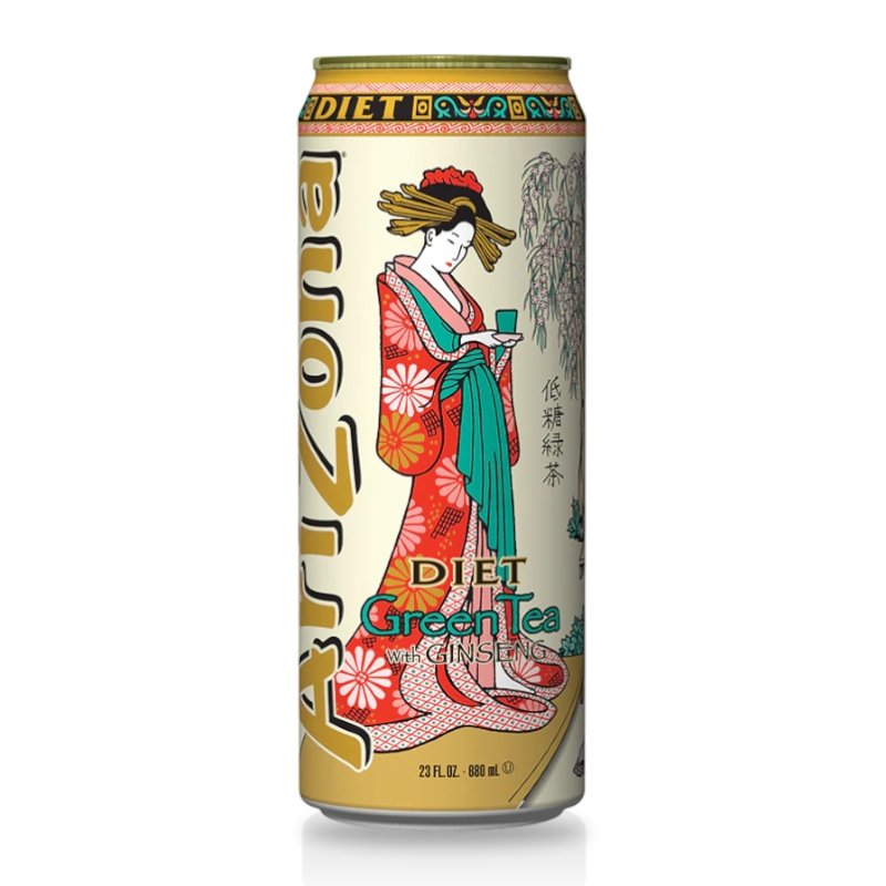 Arizona Diet Green Tea and Ginseng 680ml - Candy Mail UK