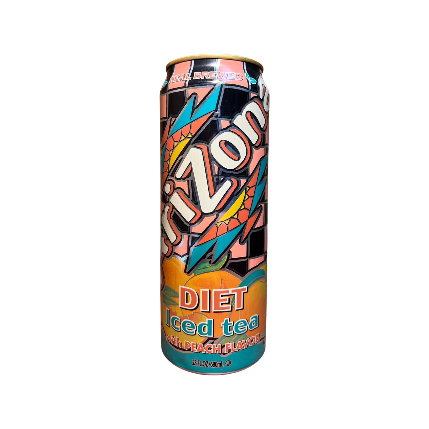 Arizona Diet Iced Tea with Peach 680ml - Candy Mail UK