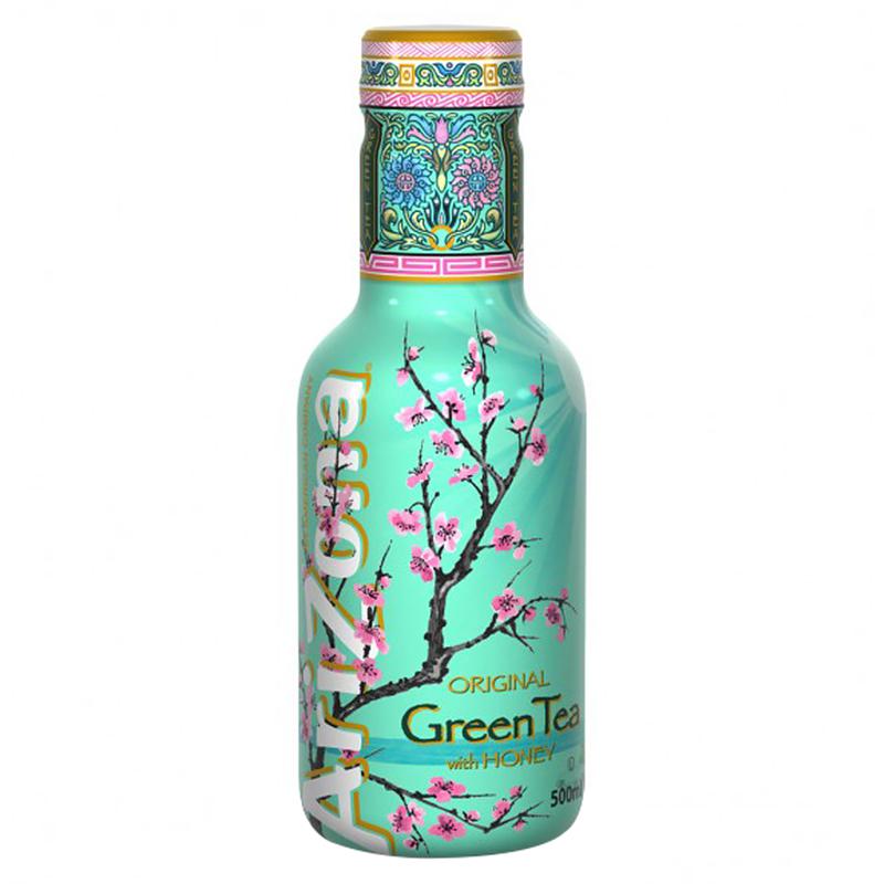 Arizona Green Tea with Honey Bottle 500ml - Candy Mail UK