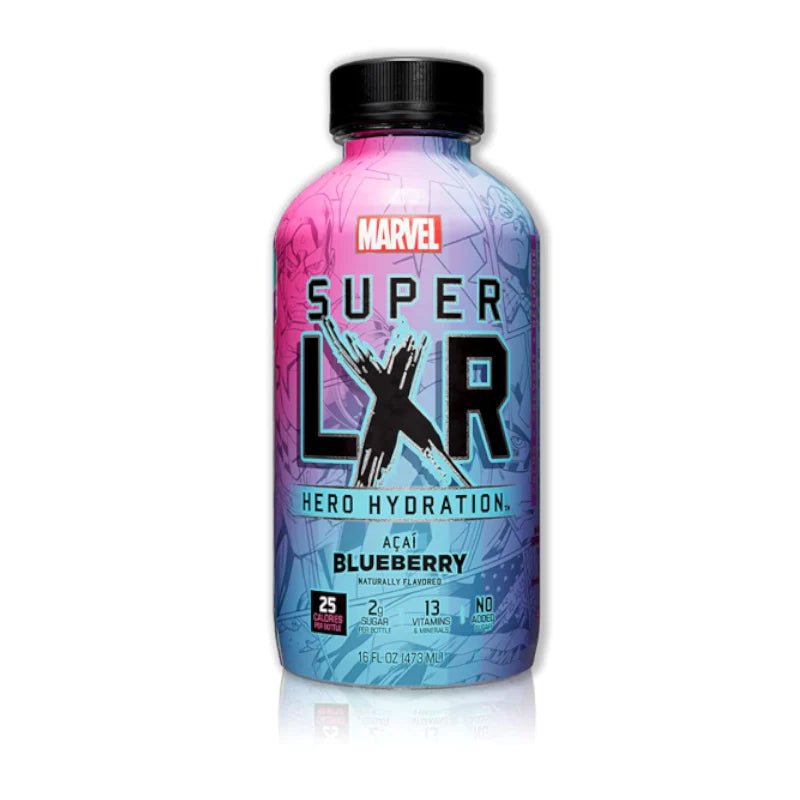 Arizona Marvel Super LXR Hero Hydration Acai Blueberry 473ml - Candy Mail UK