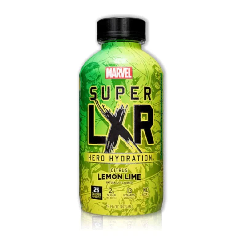 Arizona Marvel Super LXR Hero Hydration Lemon Lime 473ml (Damaged Bottle) - Candy Mail UK