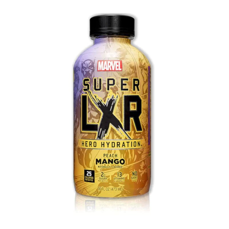 Arizona Marvel Super LXR Hero Hydration Peach Mango 473ml (Damaged Bottle) - Candy Mail UK
