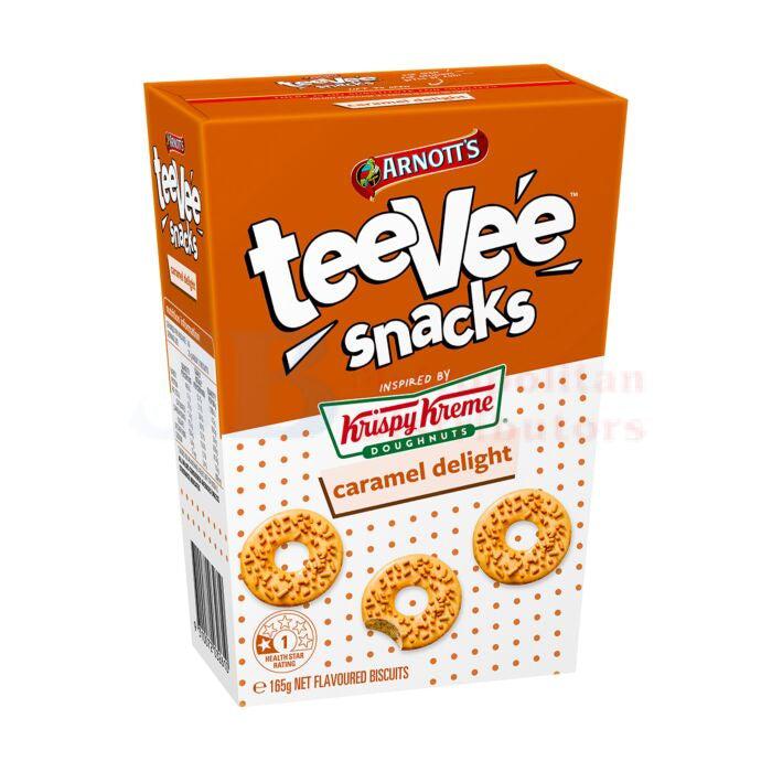 Arnotts Teevee Krispy Kreme Caramel Delight 165g - Candy Mail UK
