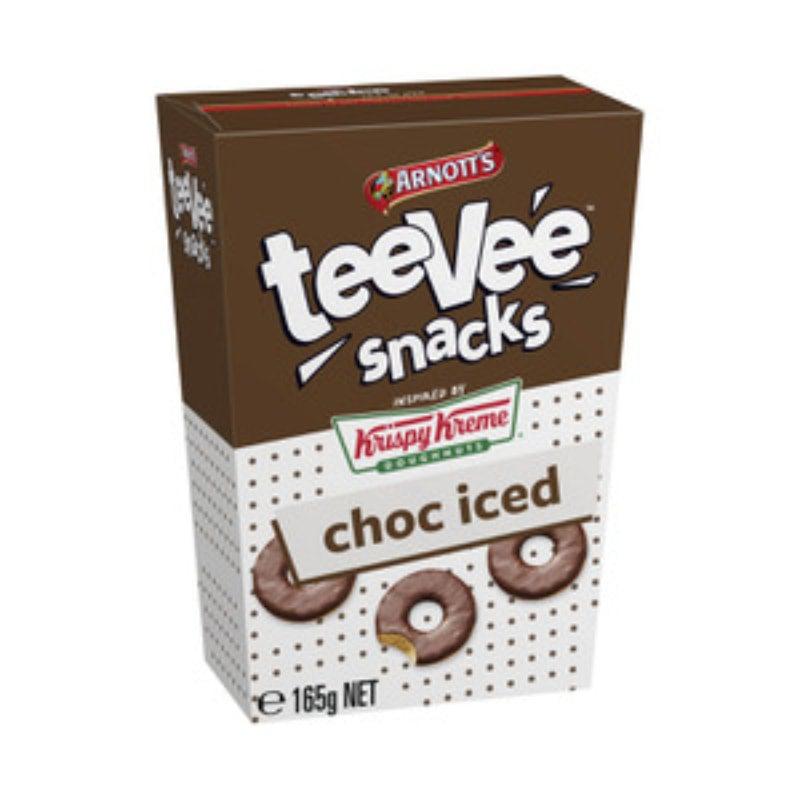 Arnotts Teevee Krispy Kreme Choc Iced 165g - Candy Mail UK