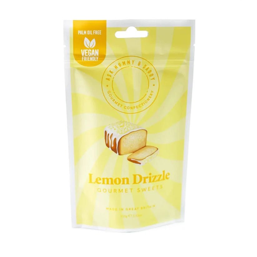 Ask Mummy & Daddy Lemon Drizzle Gourmet Sweets 100g - Candy Mail UK