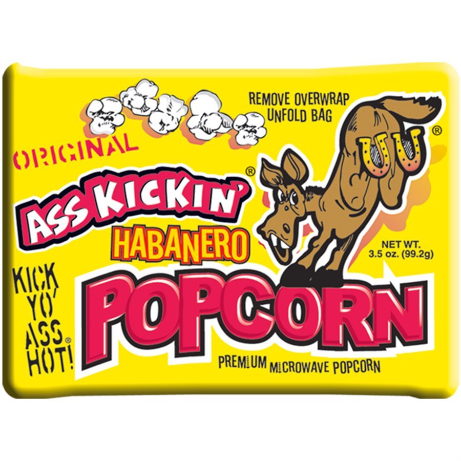 Ass Kickin' Habanero Popcorn 99g - Candy Mail UK