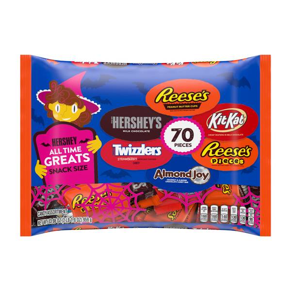 Assorted Reese's Kit Kat Hershey's and Twizzlers 70 Pieces 959g - Candy Mail UK