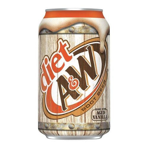 A&W Diet Soda Root Beer 355ml - Candy Mail UK