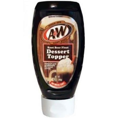 A&W Root Beer Float Dessert Topper 340g - Candy Mail UK