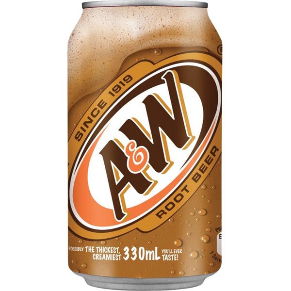 A&W Root Beer Soda 355ml - Candy Mail UK
