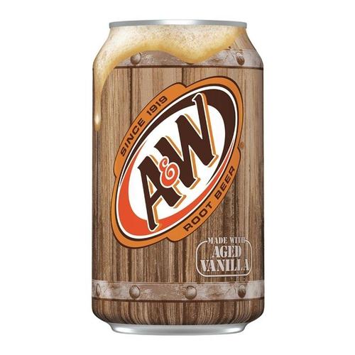 A&w Root Beer Soda 355ml Dented Can - Candy Mail Uk