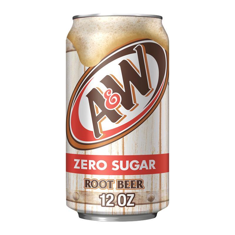 A&W Root Beer Zero Soda 355ml (Damaged) - Candy Mail UK