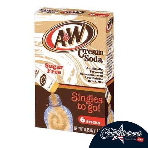 A&W Sugar Free Singles Cream Soda 12.6g - Candy Mail UK