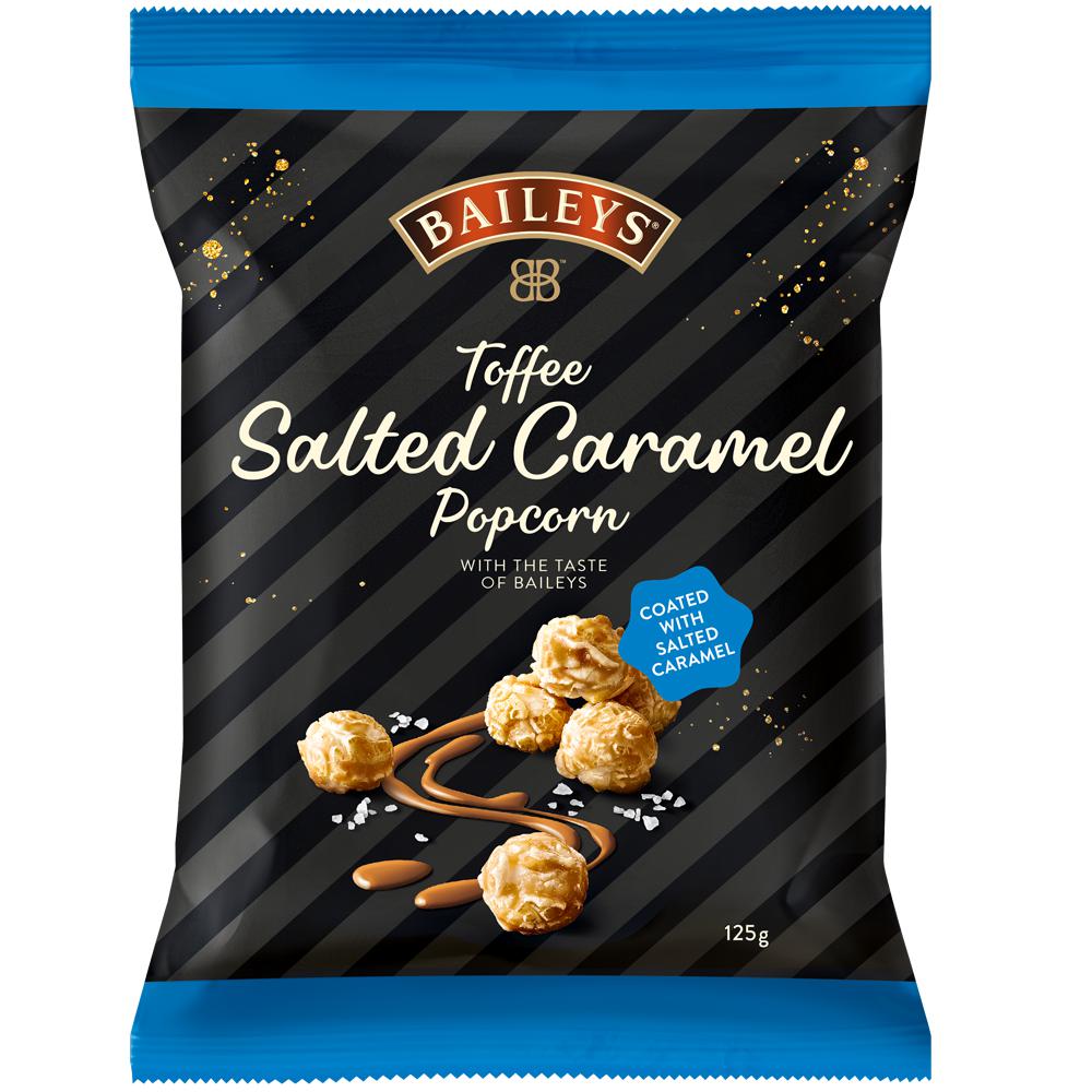 Bailey's Toffee Salted Caramel Popcorn 125g Best Before 24/11/21 - Candy Mail UK