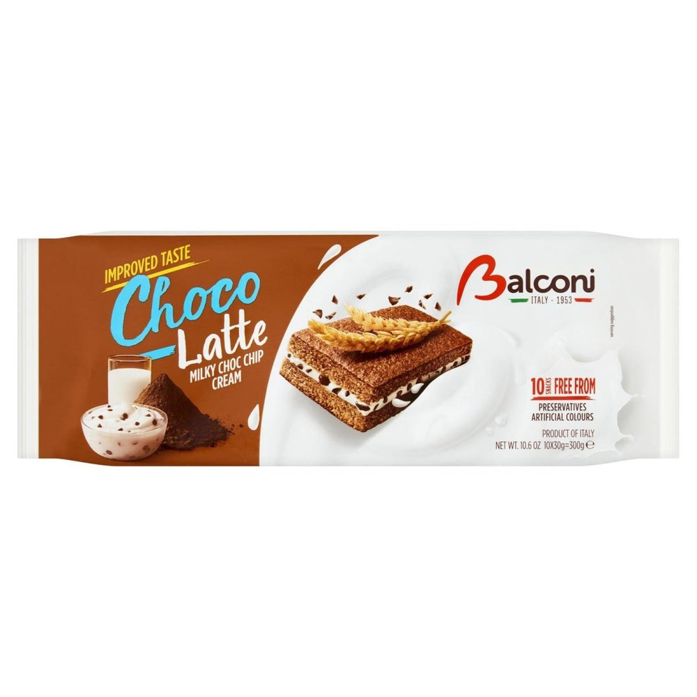 Balconi Choco Latte Cakes 10 x 30g - Candy Mail UK