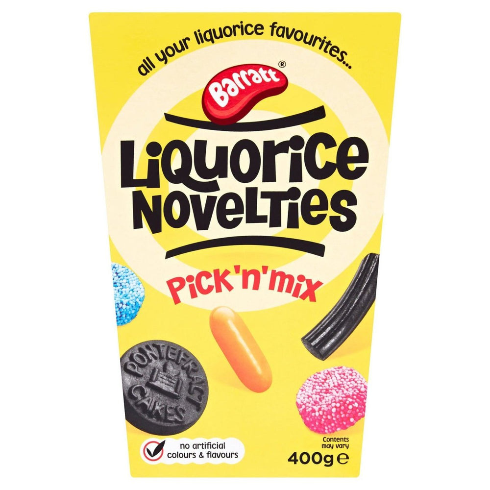 Barratt Liquorice Novelties Pick n Mix Box 400g - Candy Mail UK