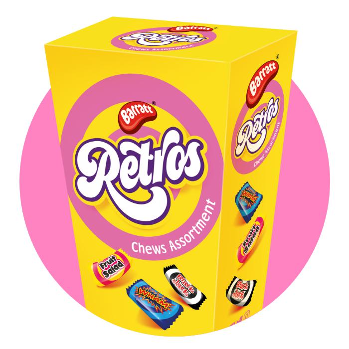 Barratt Retro Chews Sweet Assortment Box 300g - Candy Mail UK