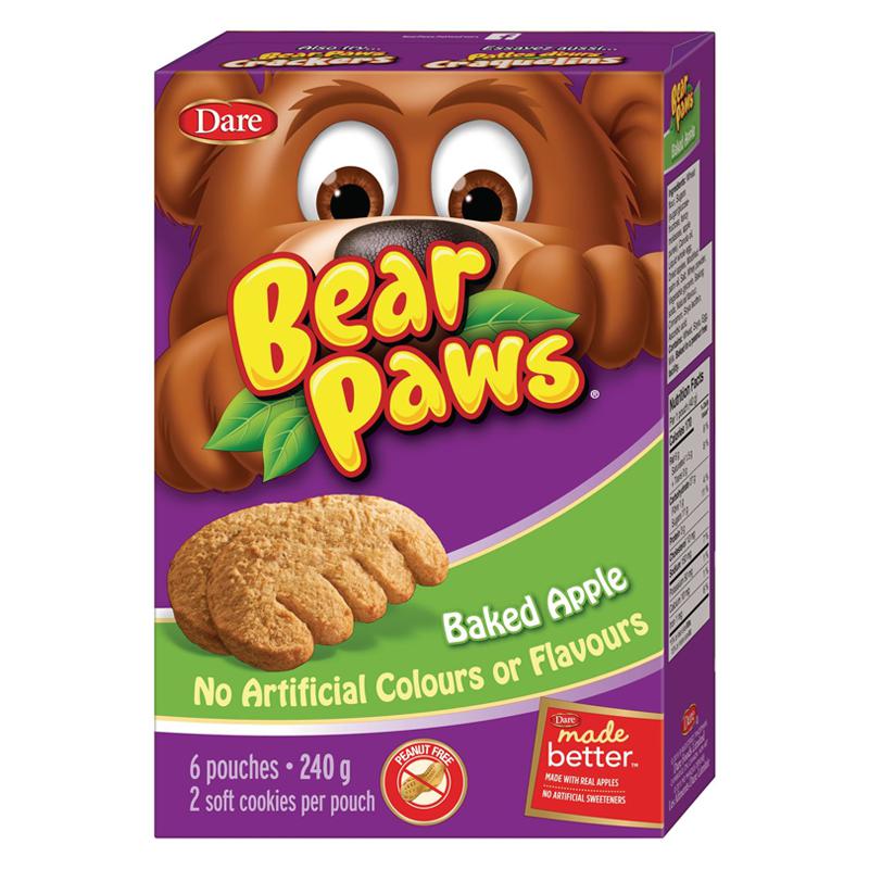 Bear Paw Baked Apple Soft Cookies (Canada) 240g - Candy Mail UK