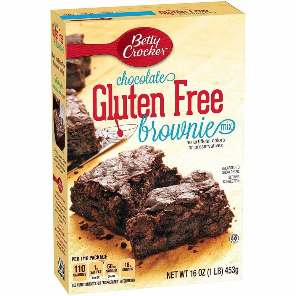 Betty Crocker Chocolate Brownie Mix Gluten Free 453g Best Before 1st April 2022 - Candy Mail UK